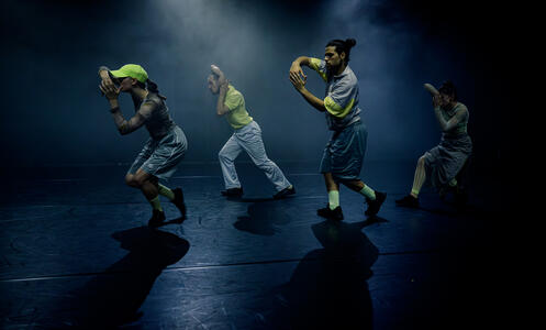 Foto 8 de l'espectacle ChoreoLab internacional © David Kalwar i TanzLabor ROXY Ulm