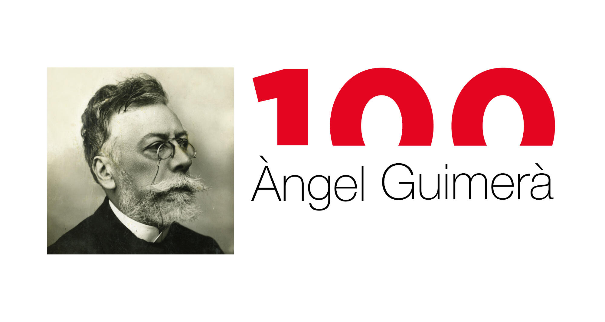 Logotip Any Guimerà © Retrat d’Àngel Guimerà. 1908 – 1912. Font: Arxiu Fotogràfic de Barcelona