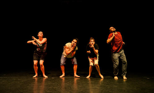 Foto 3 de l'espectacle ChoreoLab internacional © David Kalwar i TanzLabor ROXY Ulm