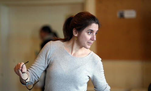 Foto assaig Èdip & Antígona