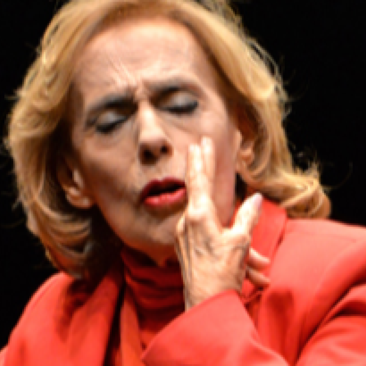 Solo una actriz de teatro