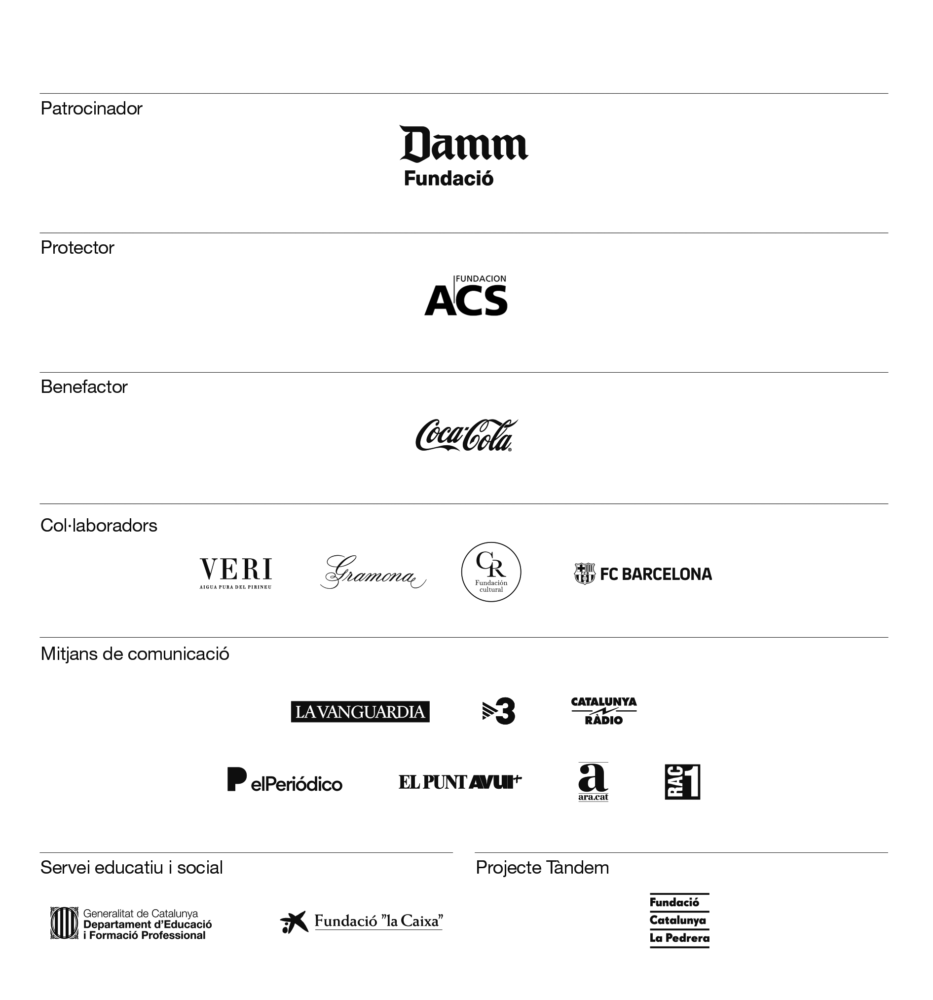 Patrocinadors